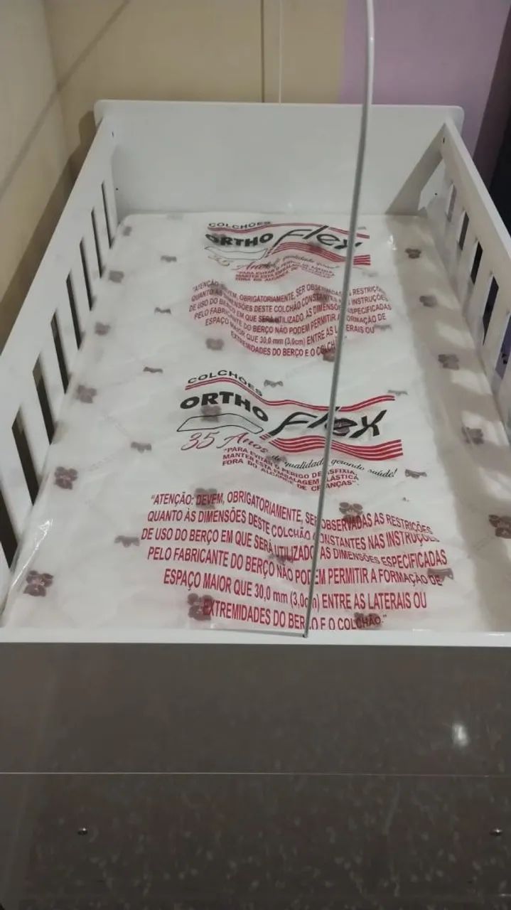 Vendo ber ço 3 em 1 branco  - Foto 2