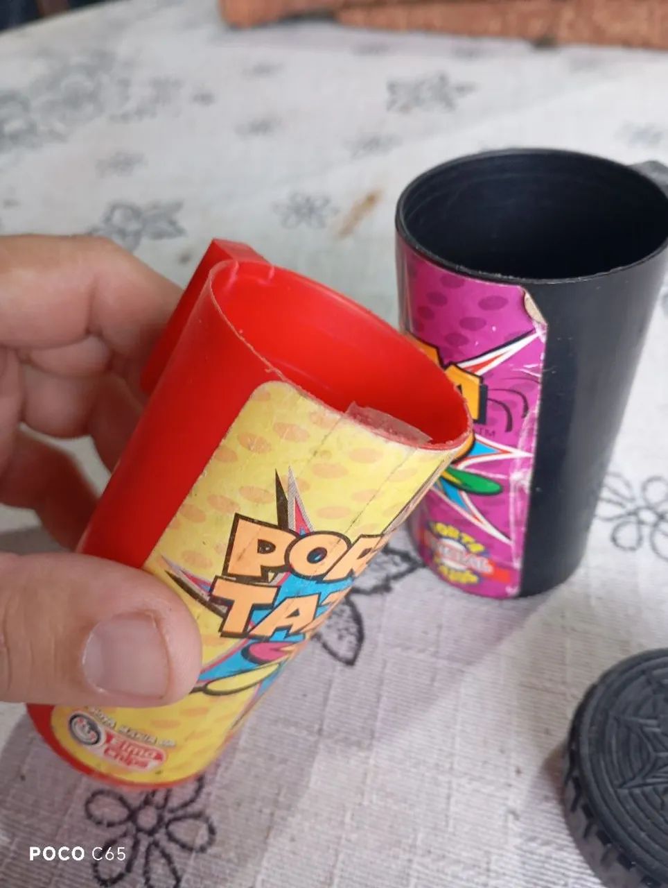 Porta Tazos Elma chips venda no par - Foto 5