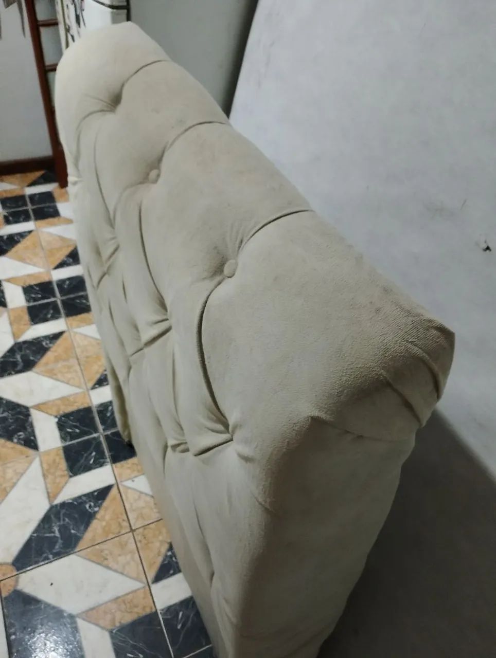 Cabíceira cama solteiro acochoada desapego  - Foto 3