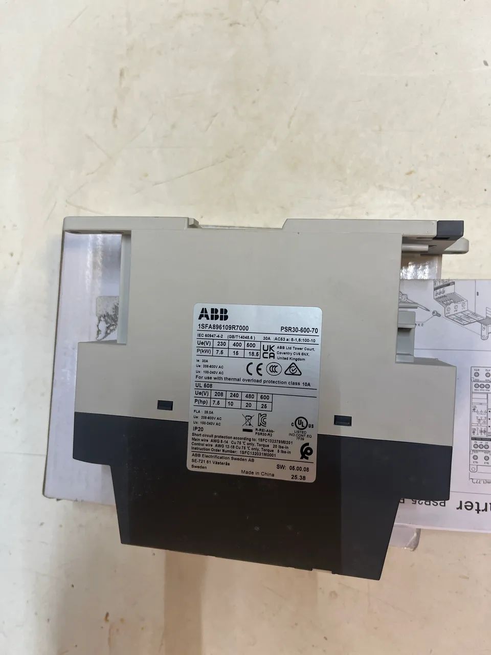 Solft starter Abb psr30-600-70 Abb - Foto 3