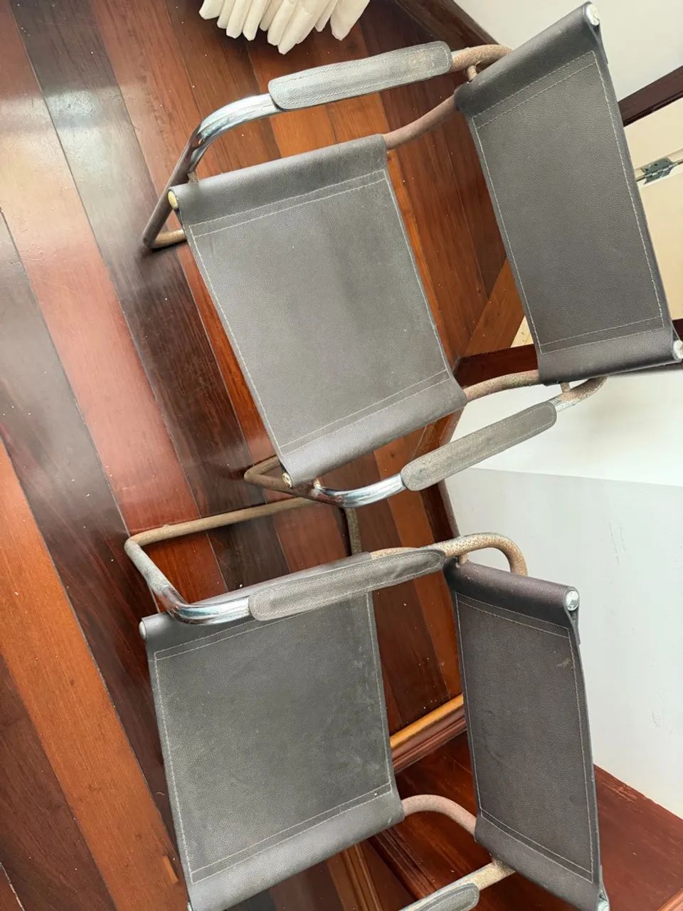Par de cadeiras cantilever vintage - Foto 2