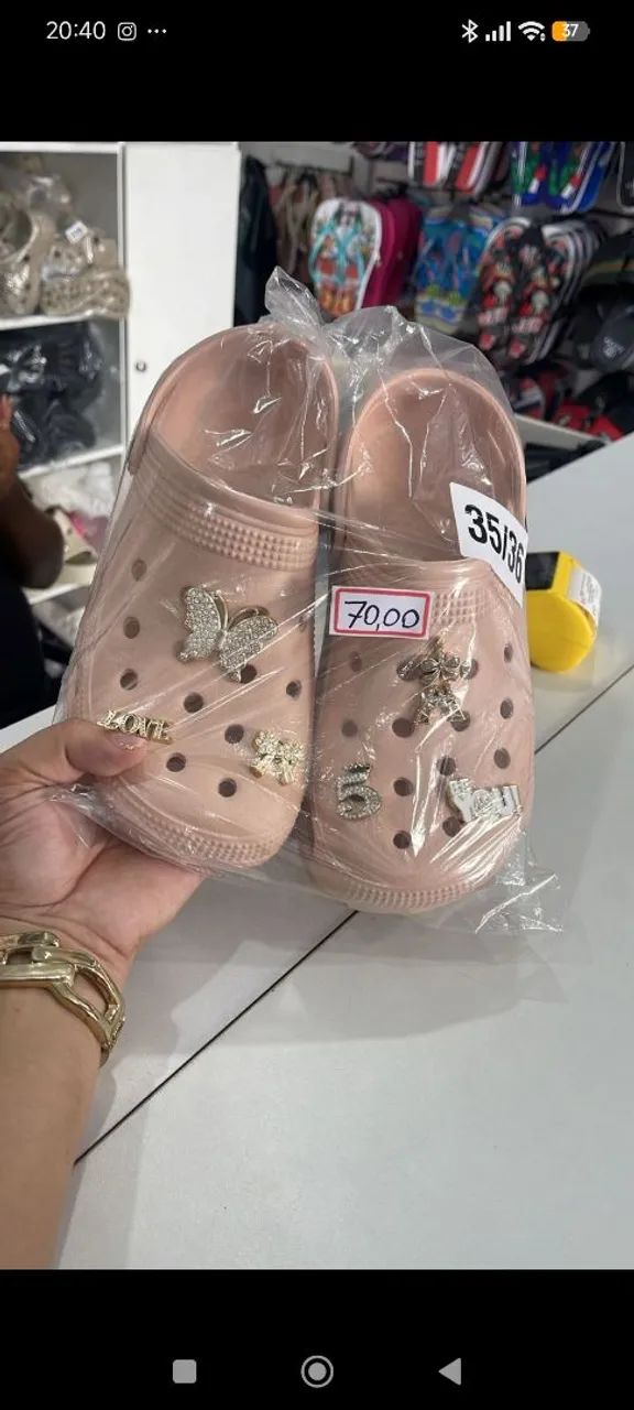 Sandália feminina crocs