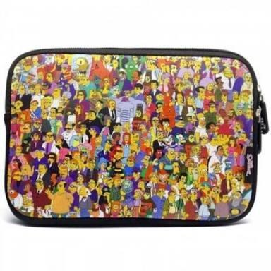 Luva case dos Simpsons para notebook