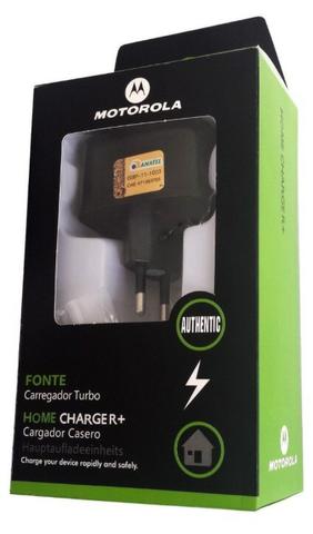 Carregador Motorola Turbo Novo Entrega Grátis Aceito Cartão