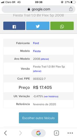 Vendo ford Fiesta trail hatch 1.0 flex ano 2008 - Foto 2