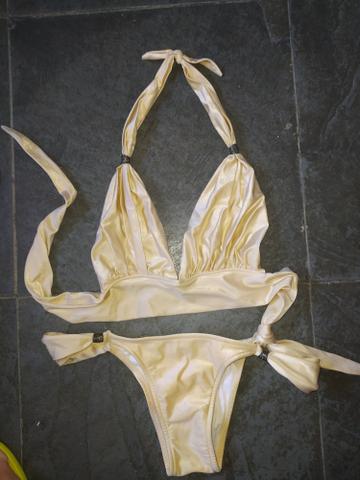 Bikini dourado DE CHELLES M