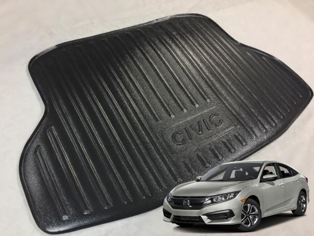 Tapete Bandeja Protetor de Porta Mala -  Honda Civic G10 2017 à 2021 - Foto 3
