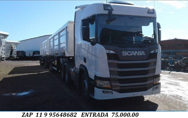 SCANIA R500 6X4 2020/21 RODOCAÇAMBA FINANCIO