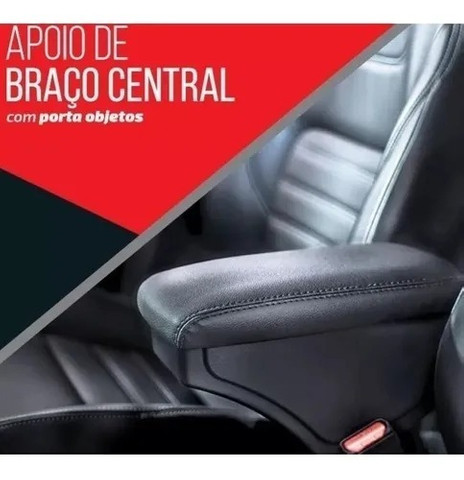Encosto Apoio De Braço Grafite - Fiat Palio 1.5 2004/ - Foto 3