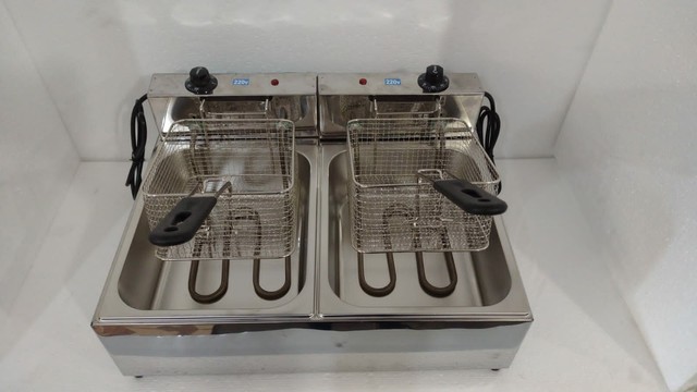 Fritadeira elétrica e tacho elétrico nova com garantia em inox  - Foto 3
