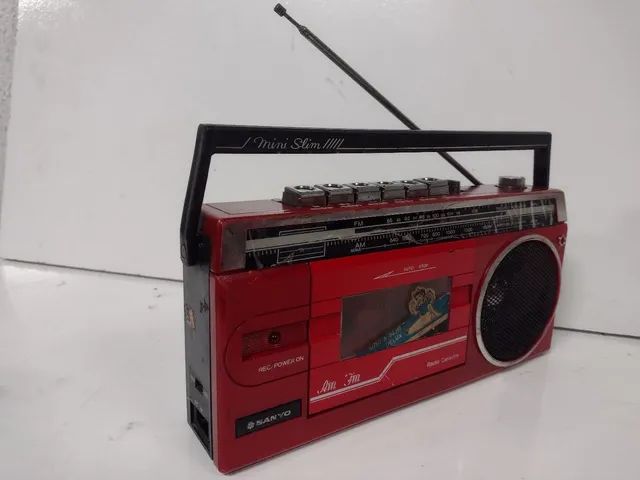 Mini rádio antigo sanyo - Foto 4