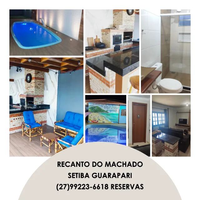 02 Casas na linda praia de Setiba azul e amarela para temporada - Foto 4