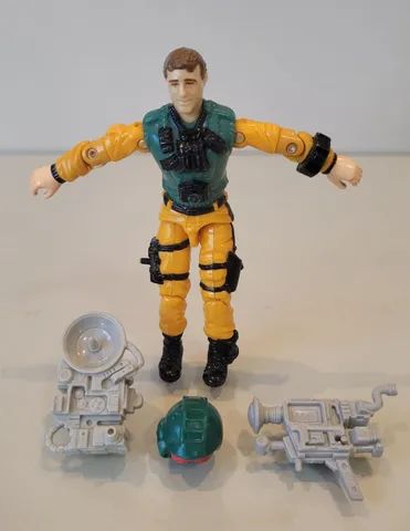 Boneco Comandos Ação Gijoe Scoop v1 Hasbro 1989 perfeito