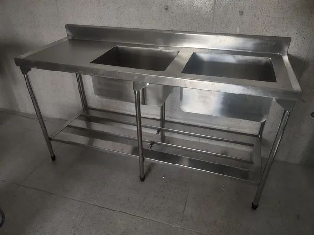 Mesa de inox pia de inox coifa de inox 