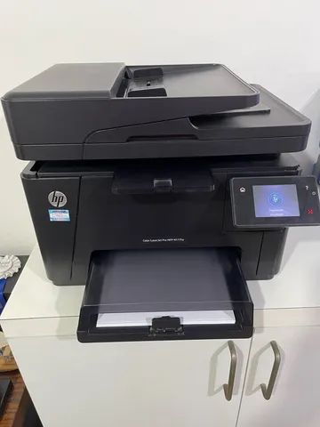 Impressora Laser Colorida Multifuncional HP Pro Mfp M177fw Seminova 