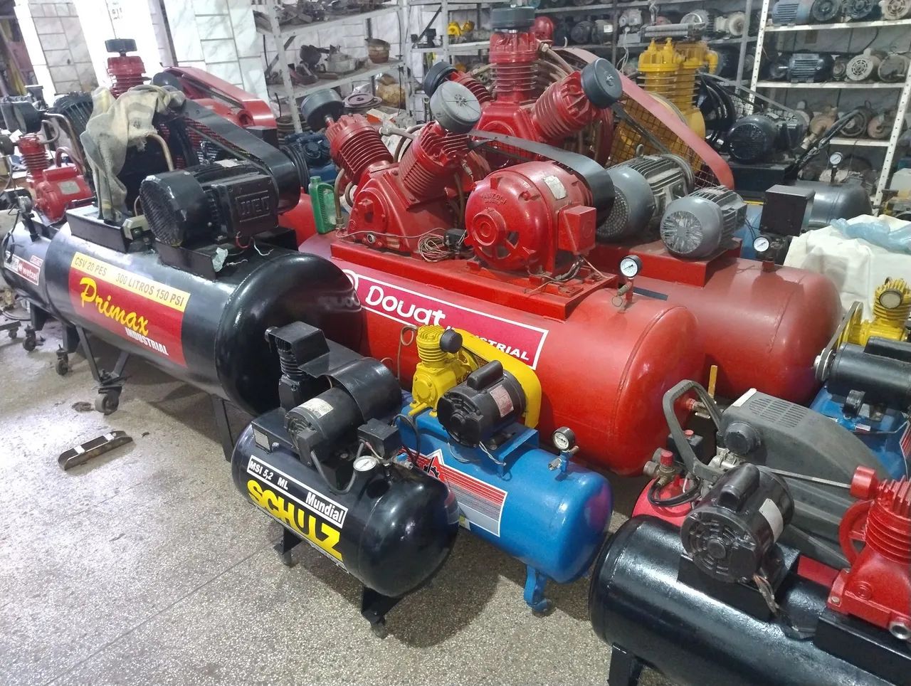 Vendo compressores de ar de todos os tamanhos.