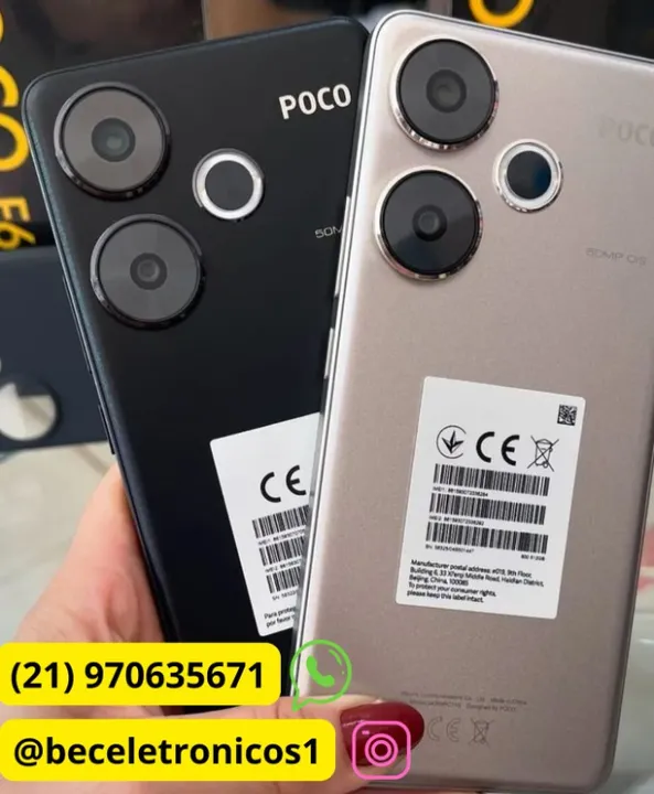 Poco F6 5G com Nota e garantia