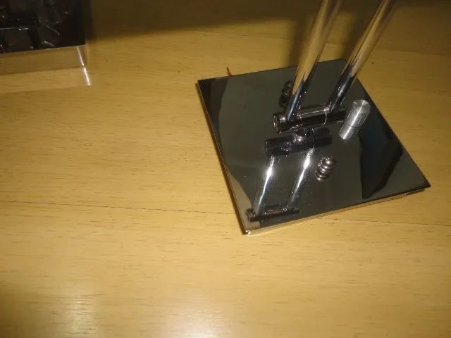 kit 2 arandelas de parede com base articulada cromada alta qualidade shopping D&D - Foto 5