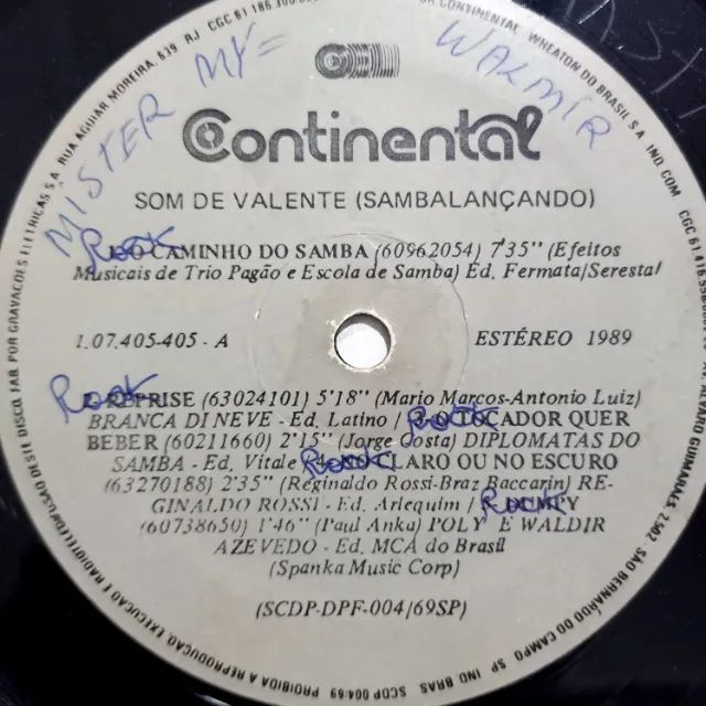 Disco Vinil LP Som de Valente Sambalançando - Foto 3