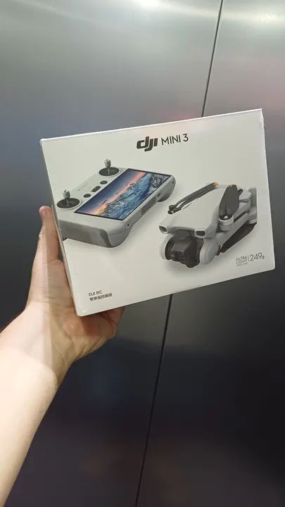Drone DJI Mini 3 Novo stander, RC com tela Lacrado! - Foto 3