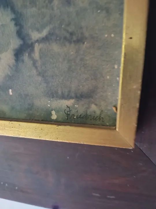 Desenho pintura arte gravura Friedrich  - Foto 5