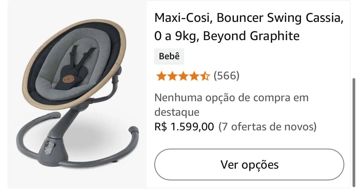 Balanço cassia - Maxi Cosi - Foto 5