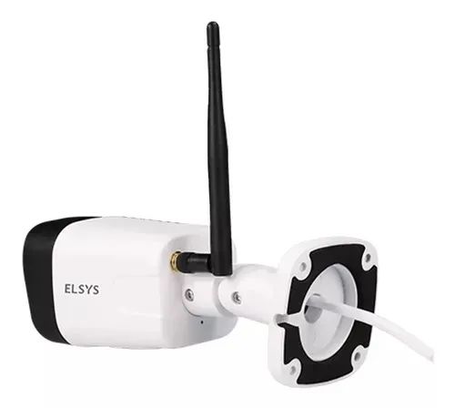 Câmera De Segurança Elsys Esc-wb3f Com Resolução De 2mp Visão Noturna Incluída Branca - Foto 2