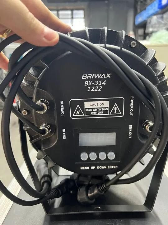 Kit com 10 parld 64 Slim 18 Leds 18w Rgbw  +CASE , outdoor Marca: Briwaxe - Foto 4