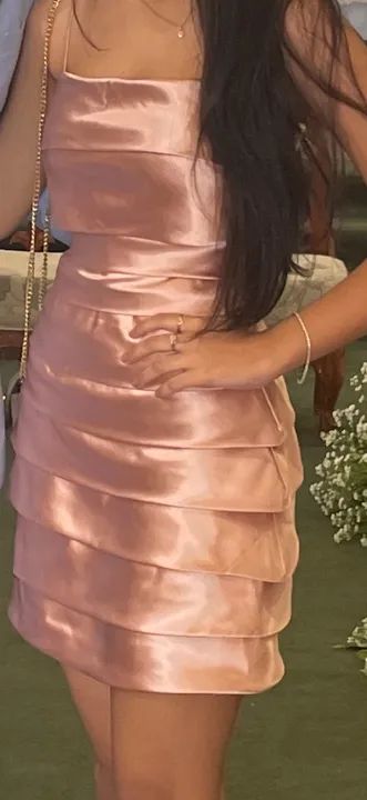 Vestido Rosa de Seda