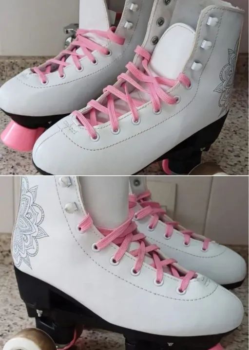 Patins Fun Branco tamanho 36