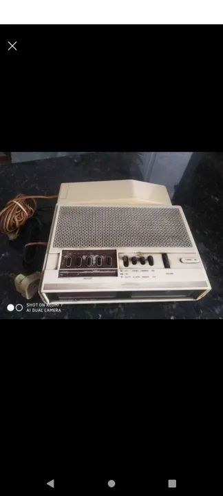 Rádio relógio Technica com telefone (raridade) - Foto 3