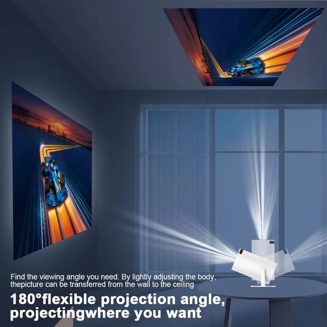 Oferta Projetor Datashow sem fio Android, com Wi-Fi e bluetooth - Novo na caixa - Foto 2