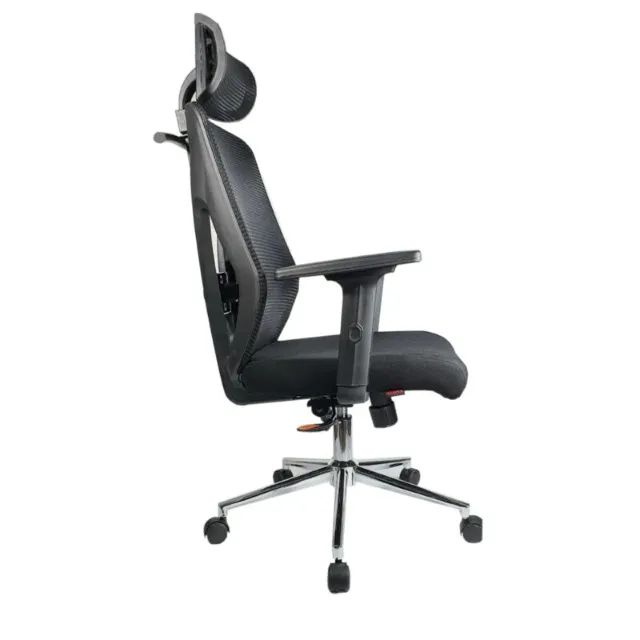 Cadeira Presidente Tela MK-4010 Preta Conforto Ergonômico Modelo Executivo -30029 - Foto 5
