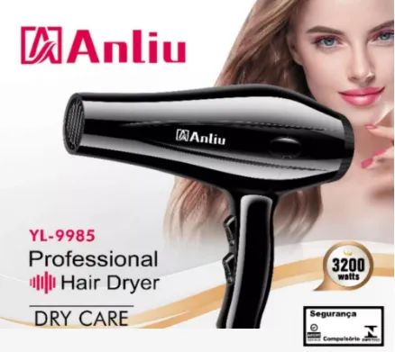 *** Secador de Cabelos Anliu Super Potente 3200w 2 Velocidades Frio / Quente 220v  z633 