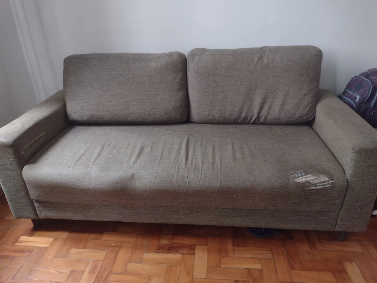 Sofá 3 lugares cinza
