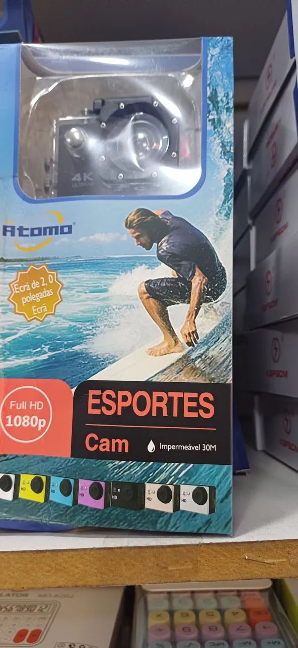 Câmera de Ação Atomo Full HD 1080p - Foto 2