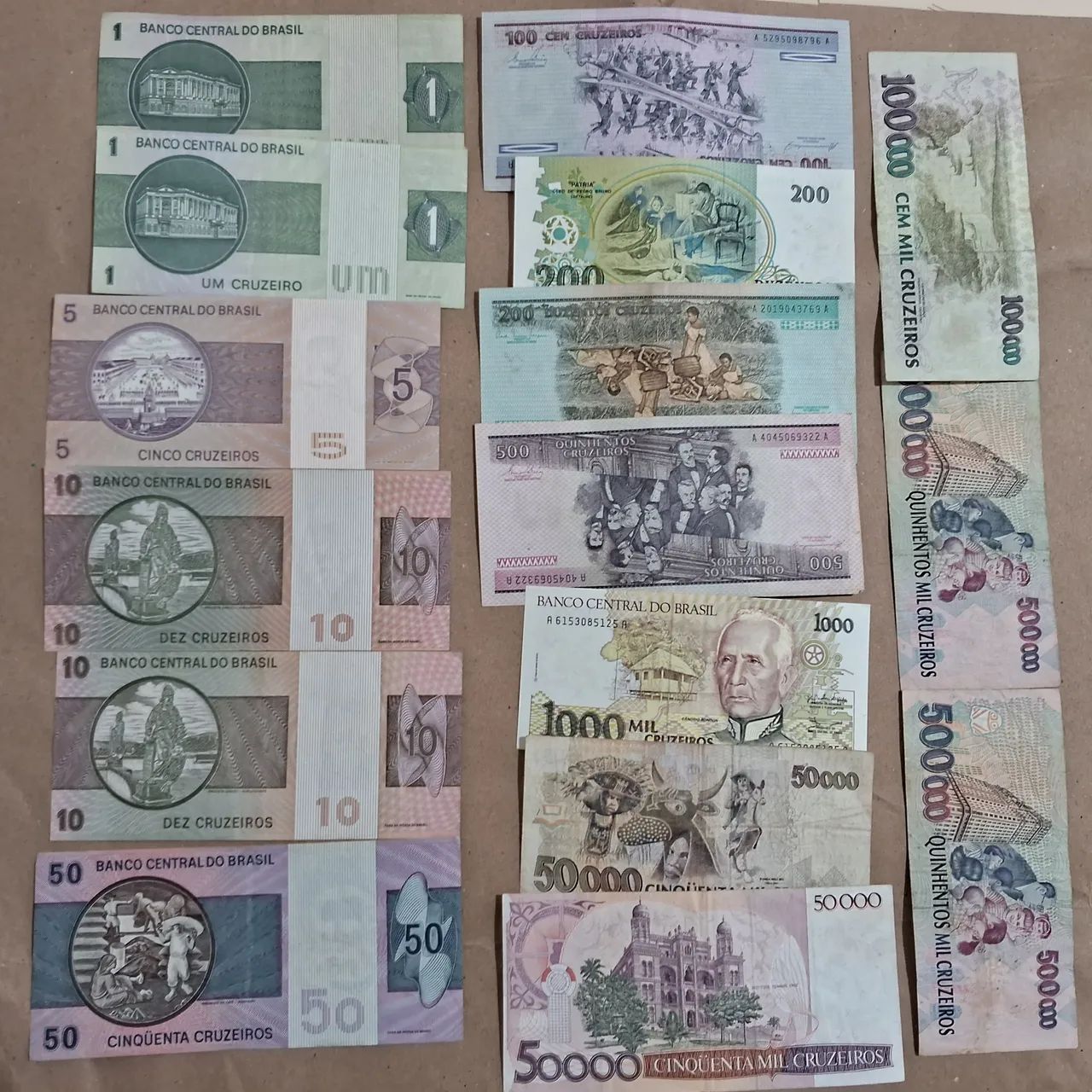 Cedulas Brasileiras Antigas - Coleção com 39 notas diversas. Conforme as fotos. - Foto 5