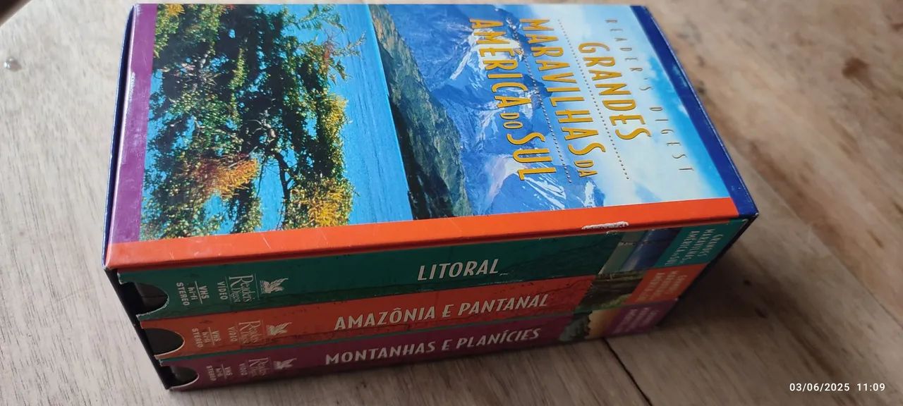 Box VHS Grande Maravilhas da América do Sul Reader's Digest - Foto 3