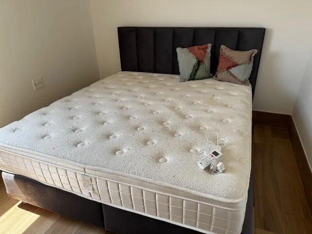 Cama Box Charlotte  180x200 - Conforto com Molas Ensacadas - semi-nova  - Foto 6