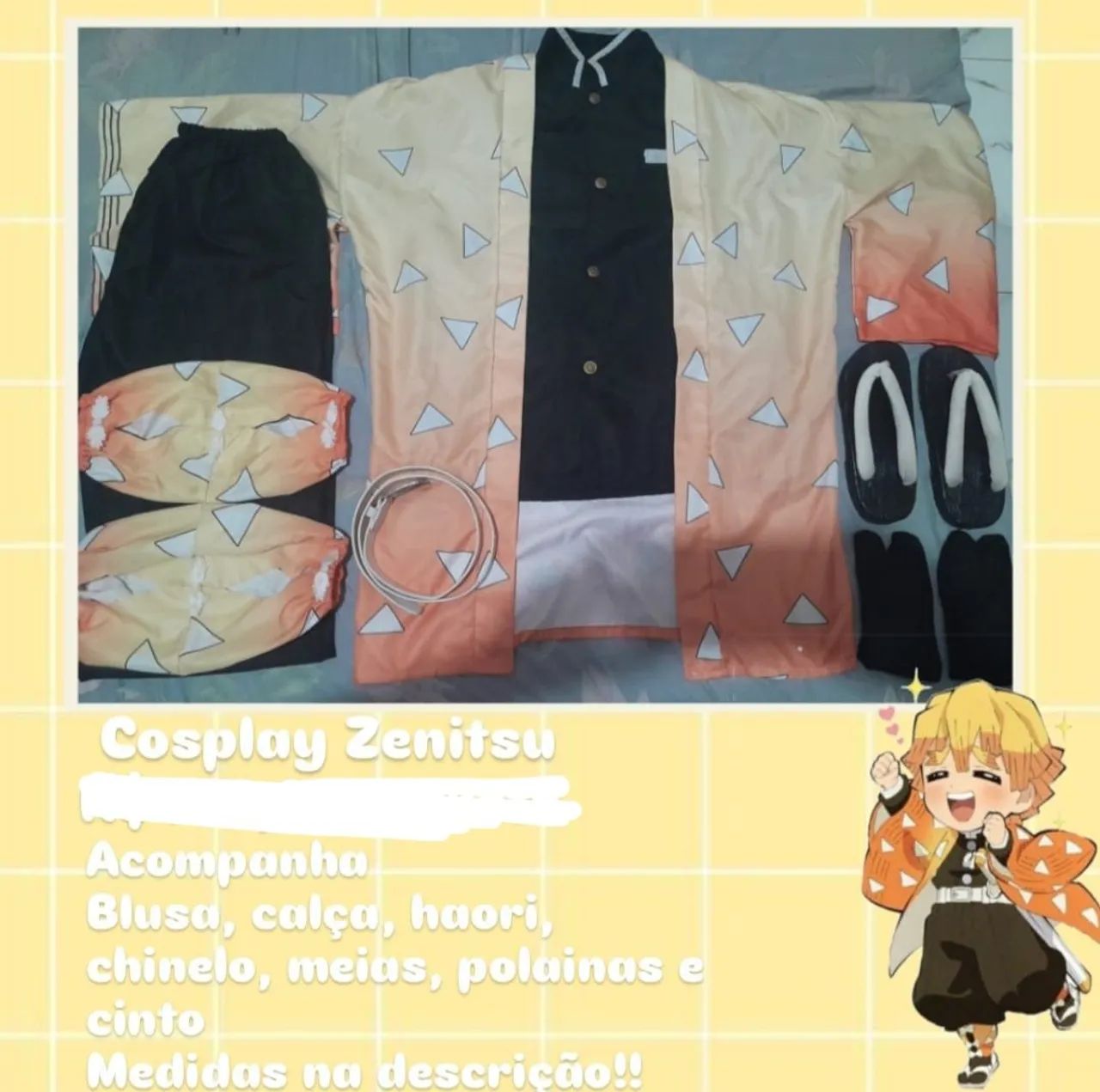 Cosplay Zenitsu Demon Slayer