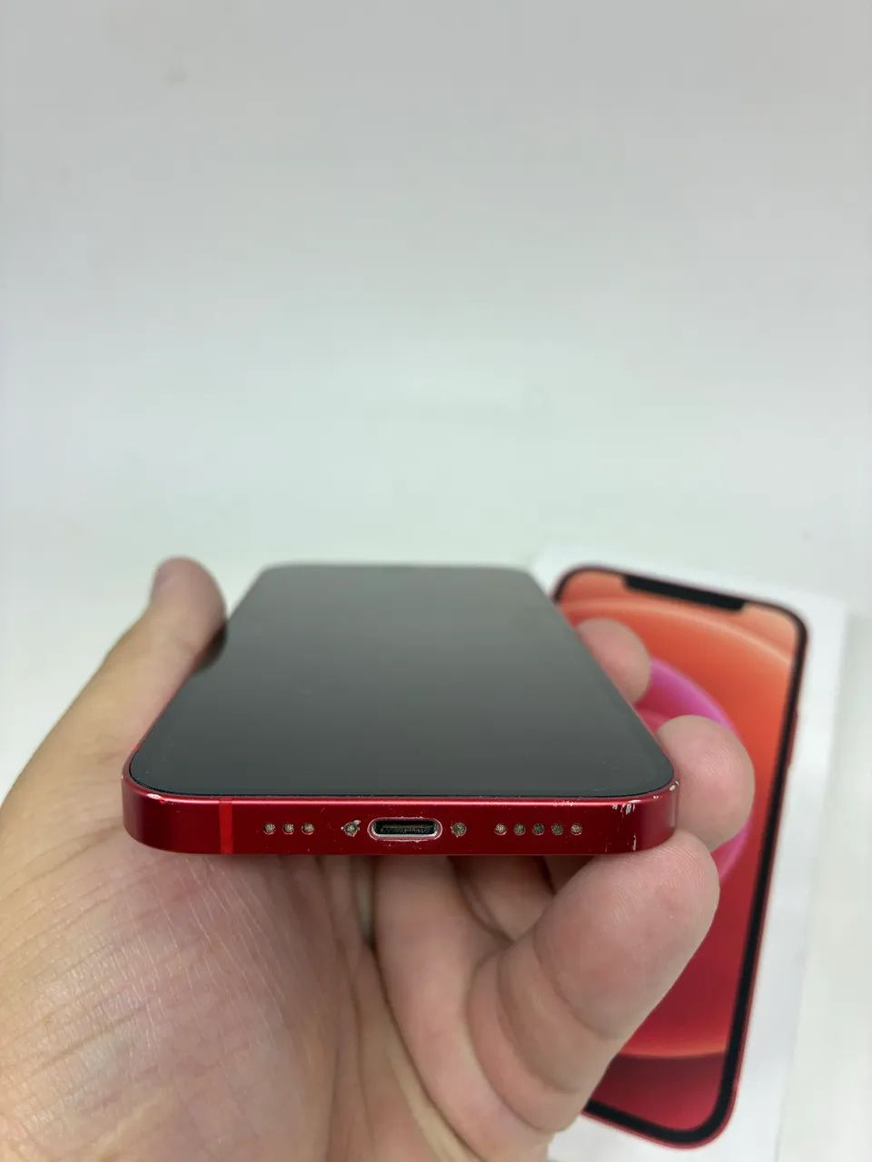 iPhone 12 64Gb Vermelho - Excelente Estado - Celulares e