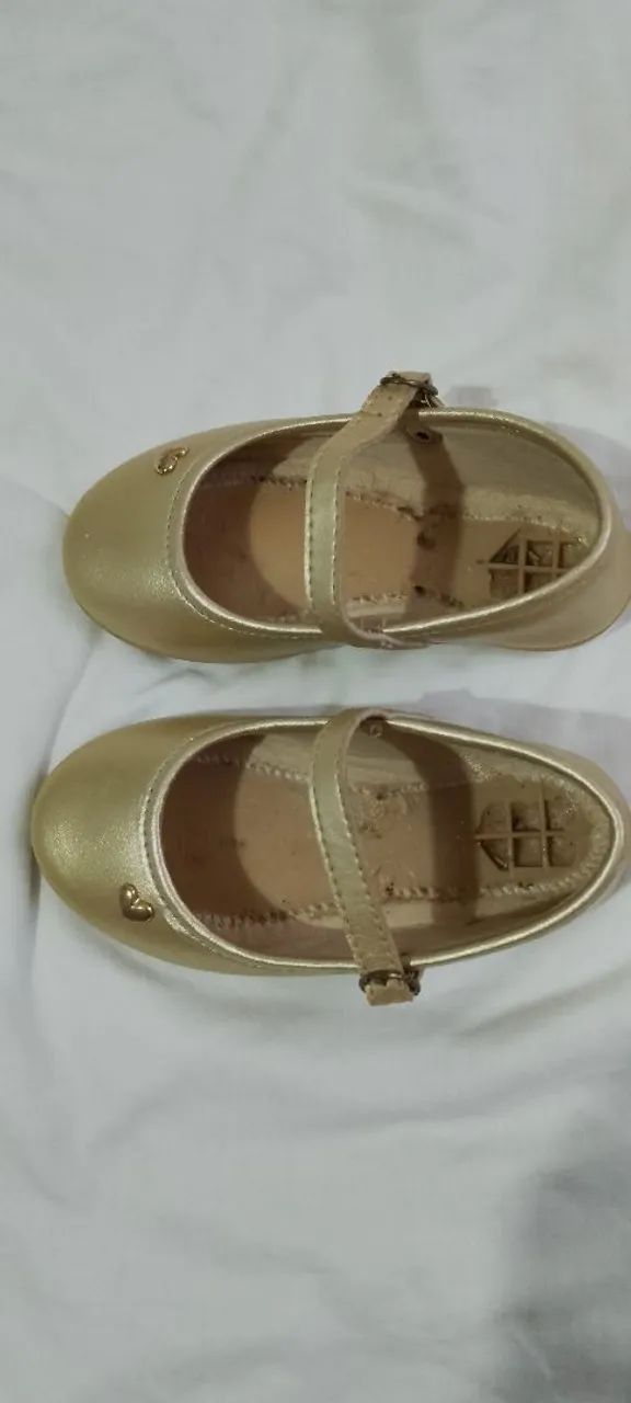Sapatilha Pimpolho Feminino Dourado  - Foto 3