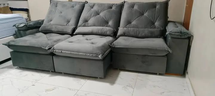Luxuoso sofá retrátil e Reclinável em promoção  - Foto 2