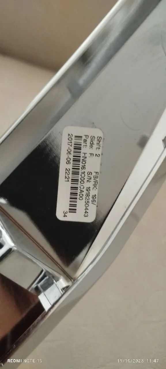 Friso da Grade Honda Civic 2008 - Foto 6