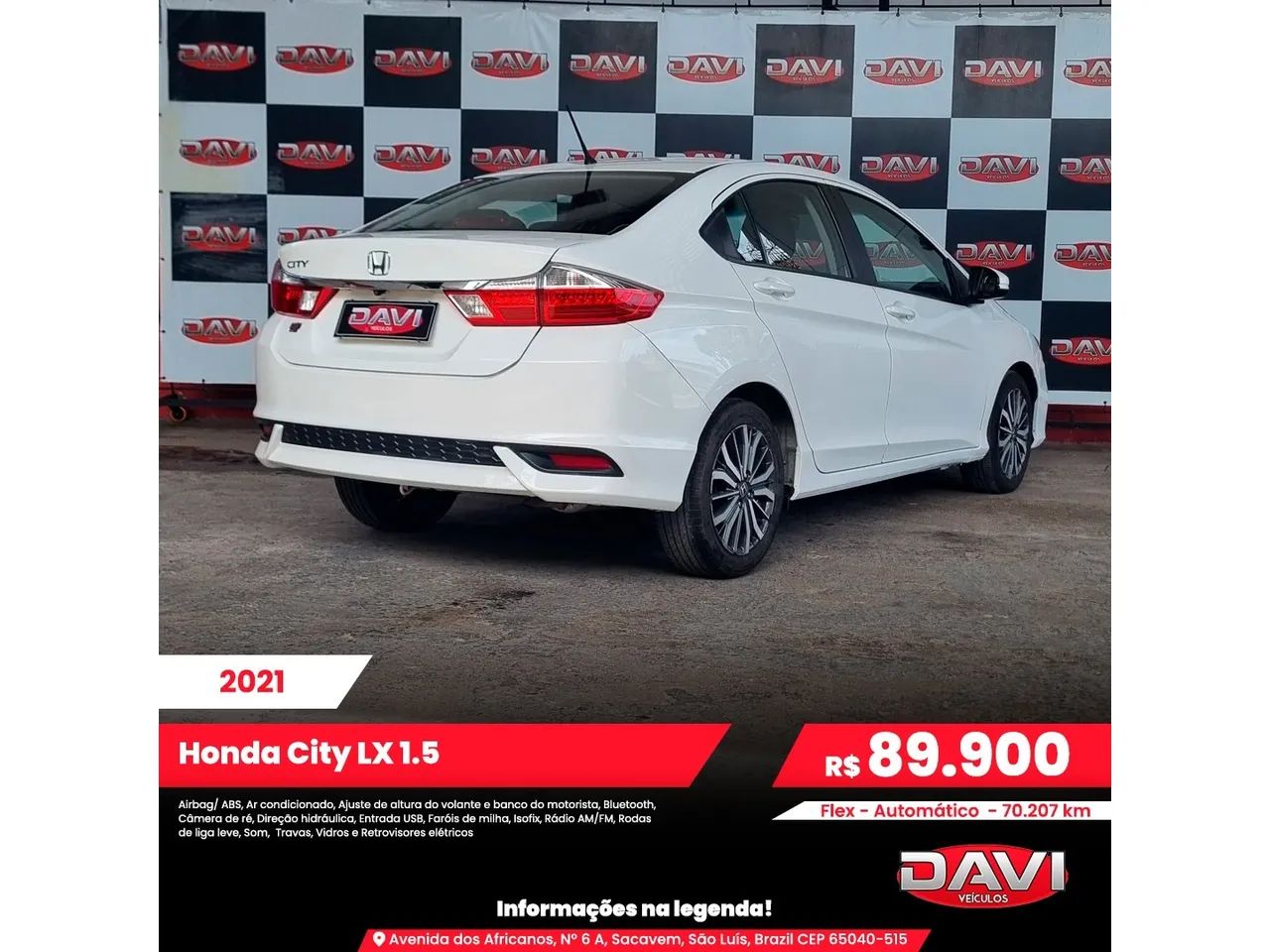 Honda City 2021 1.5 lx 16v flex 4p automático - Foto 5