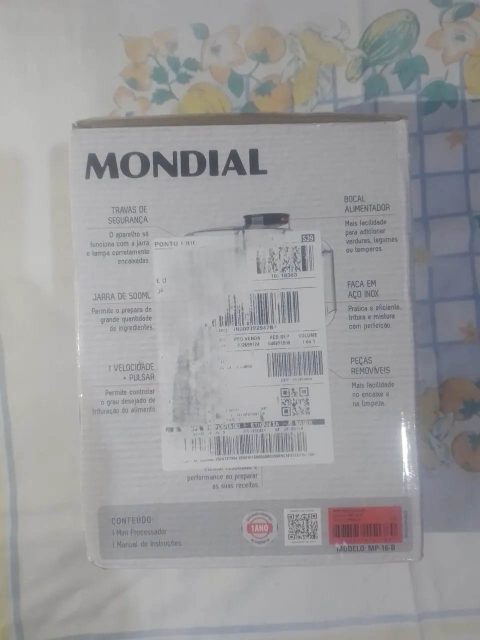 Mini Processador Mundial MP-16-B