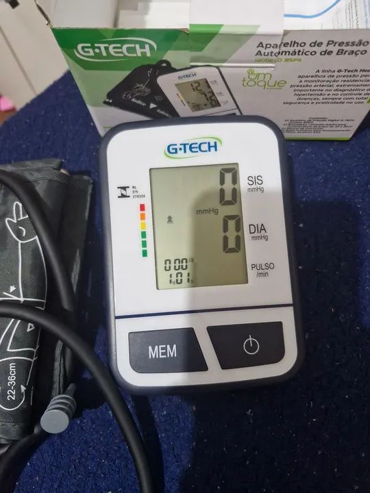 G.Tech modelo bsp11 .Aparelho de pressão digital automático de braço. - Foto 3