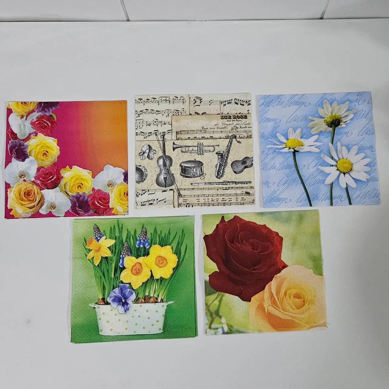 20 guardanapos para artesanato  - Foto 2