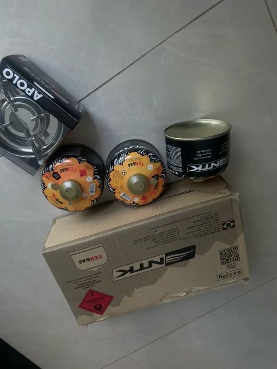Fogareiro Portátil Apolo NTK, 3 refil tekgas - Foto 3