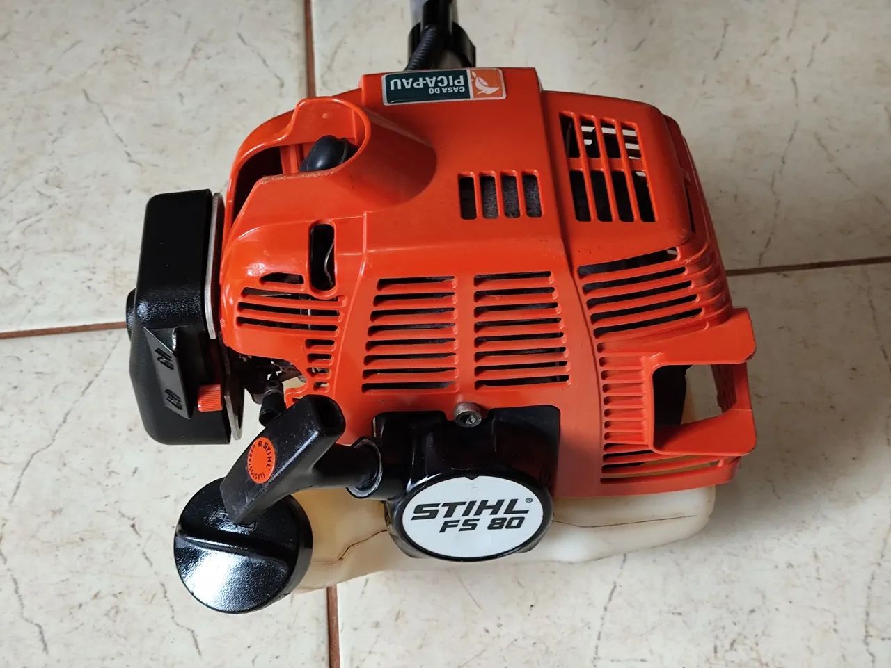 Roçadeira Stihl FS80 Original com acessórios  - Foto 4